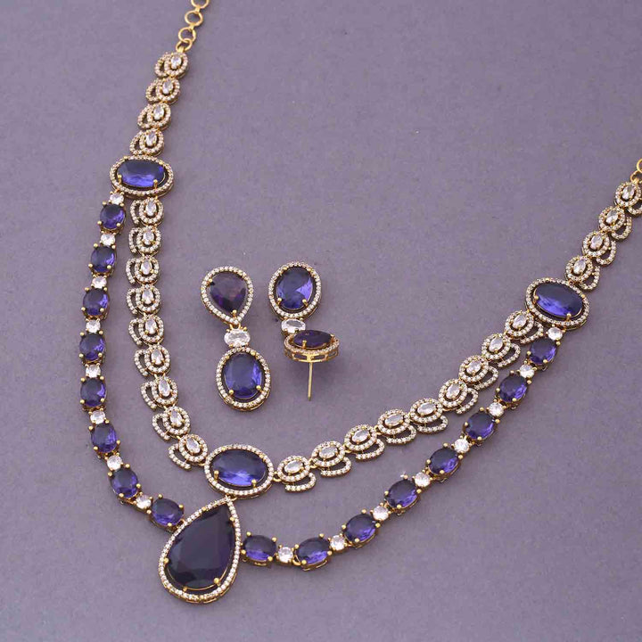 Purple Felise Victorian Jewellery Set - New Arrival