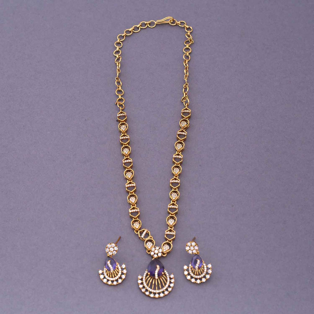 Purple Flana Victorian Jewellery Set - New Arrival