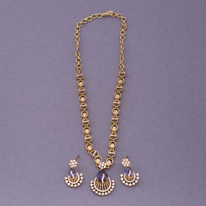 Purple Flana Victorian Jewellery Set - New Arrival