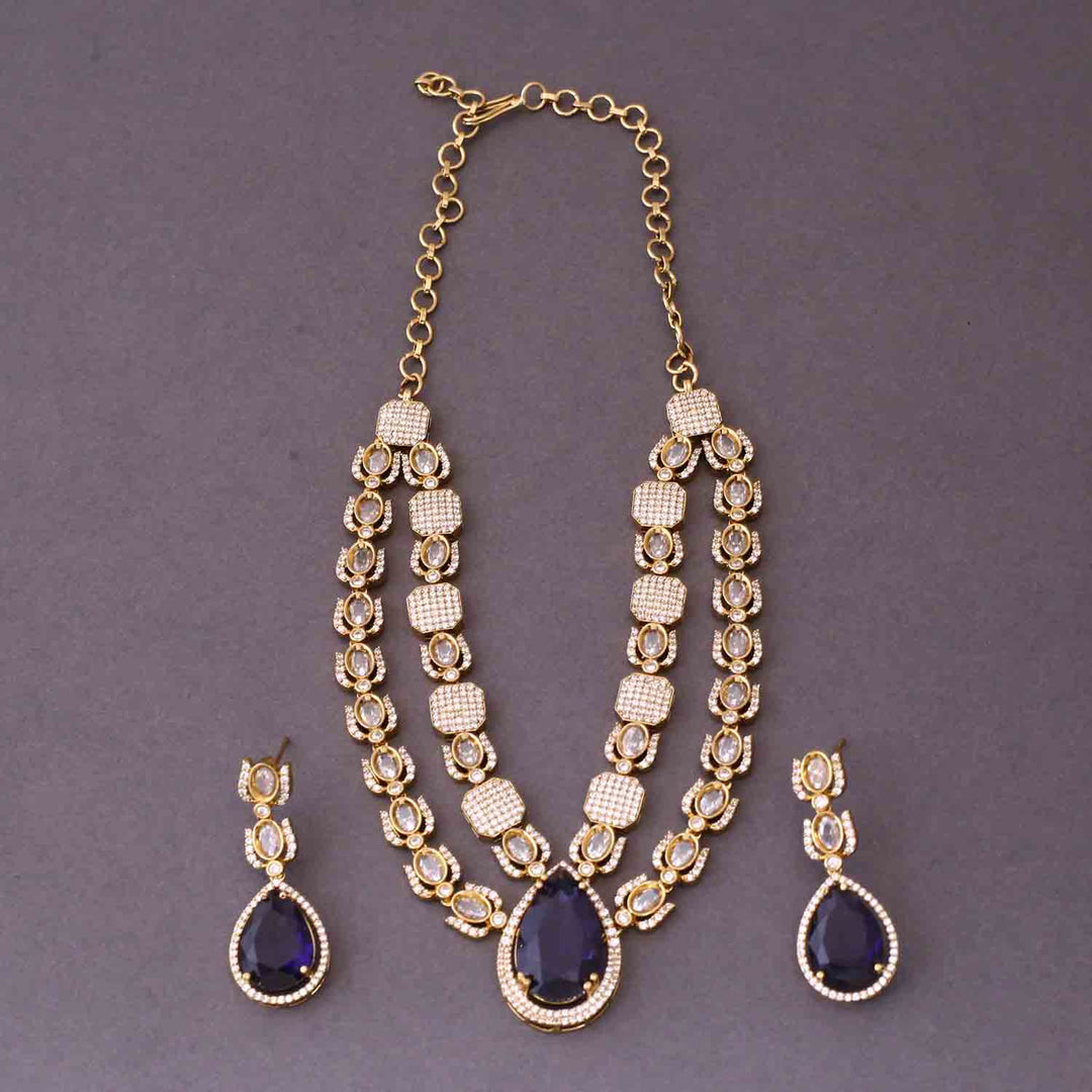 Purple Freena Victorian Jewellery Set - New Arrival
