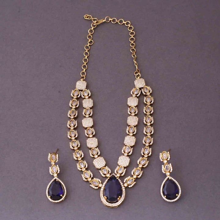 Purple Freena Victorian Jewellery Set - New Arrival
