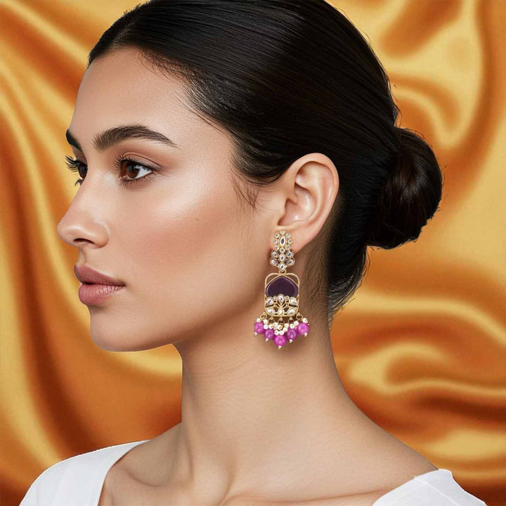 Purple Hafsa Danglers