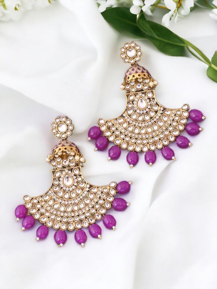 Purple Hamsini Chaandbalis