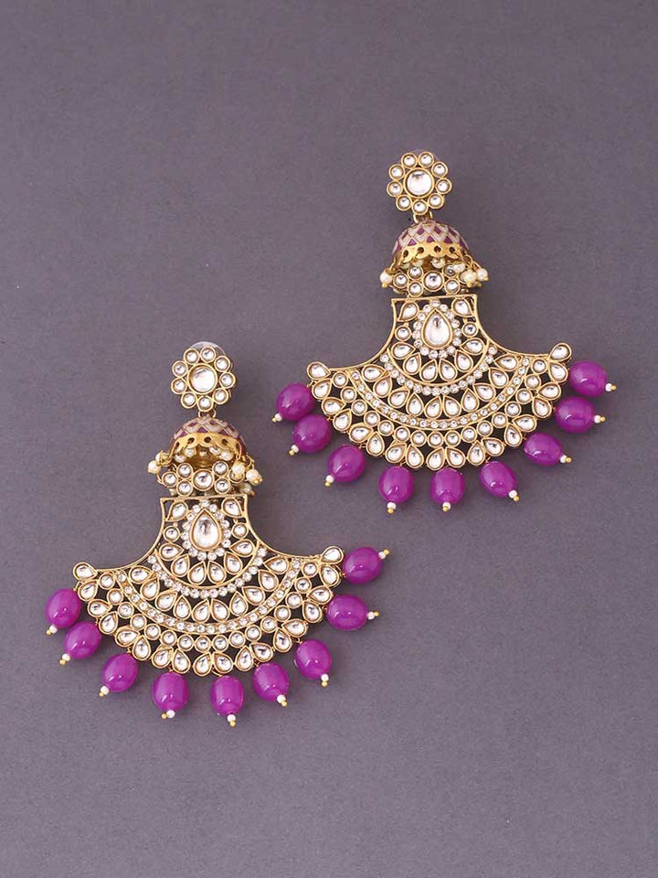 Purple Hamsini Chaandbalis