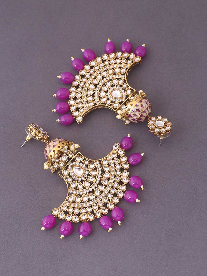 Purple Hamsini Chaandbalis