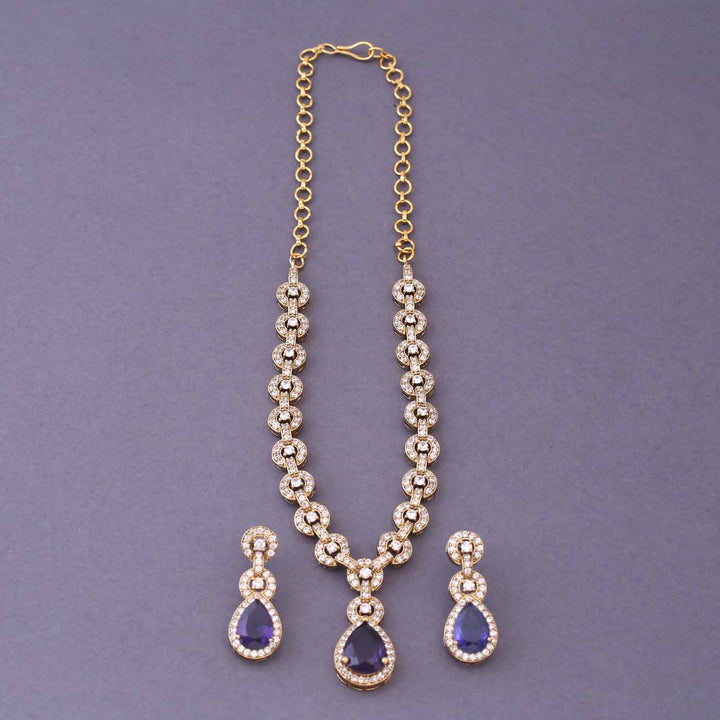 Purple Hristina Victorian Jewellery Set- New Arrival