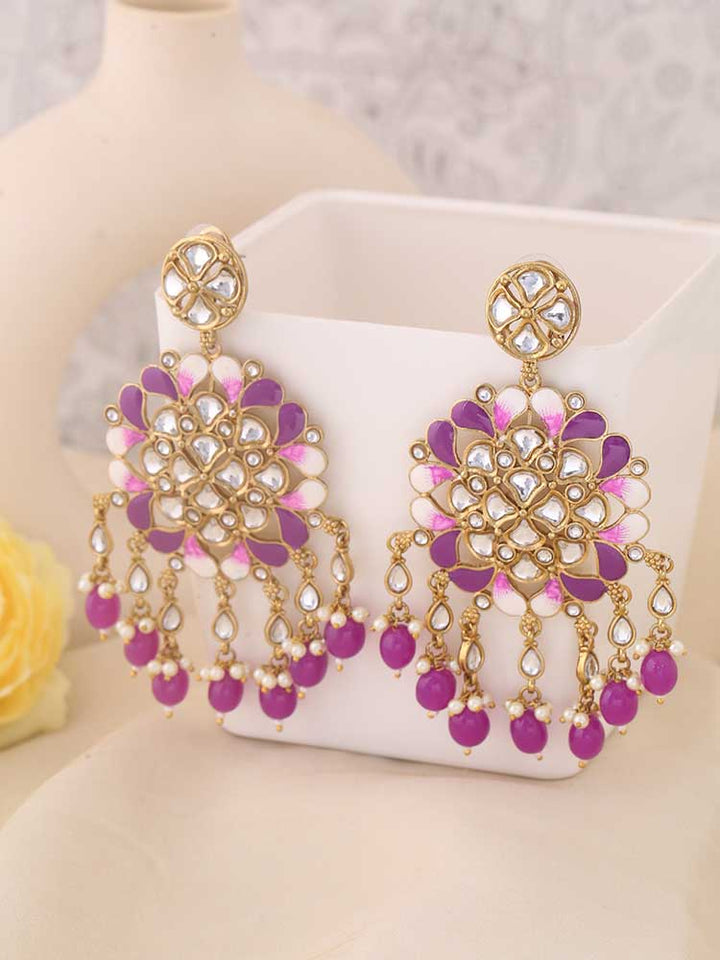 Purple Jayshri Danglers