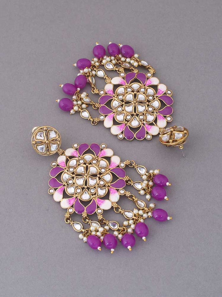 Purple Jayshri Danglers
