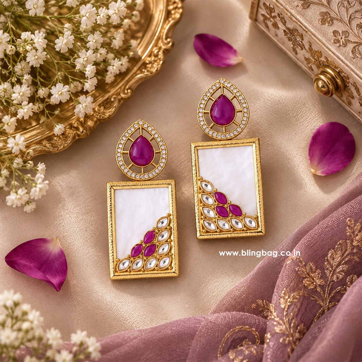 Purple Jisha Danglers