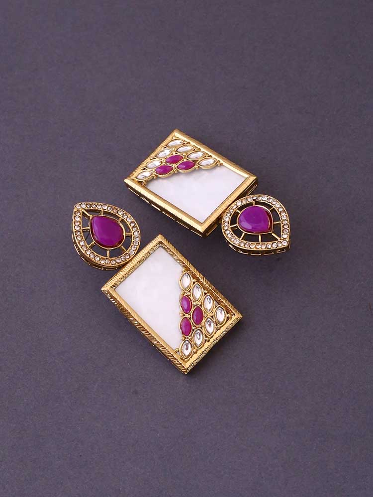 Purple Jisha Danglers