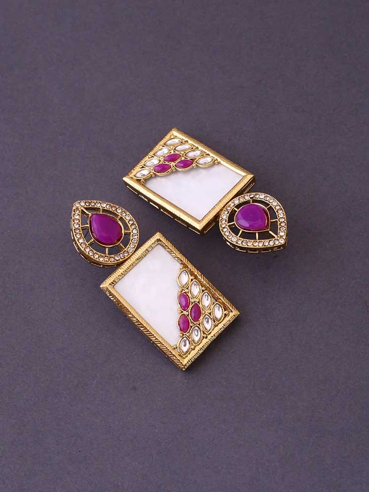 Purple Jisha Danglers