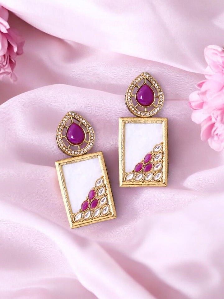 Purple Jisha Danglers