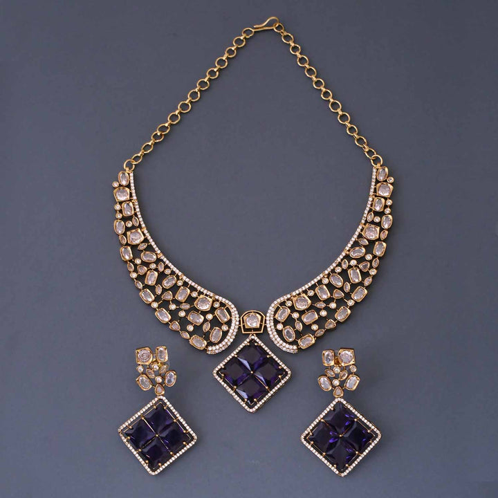 Purple Katherina Victorian Jewellery Set - New Arrival