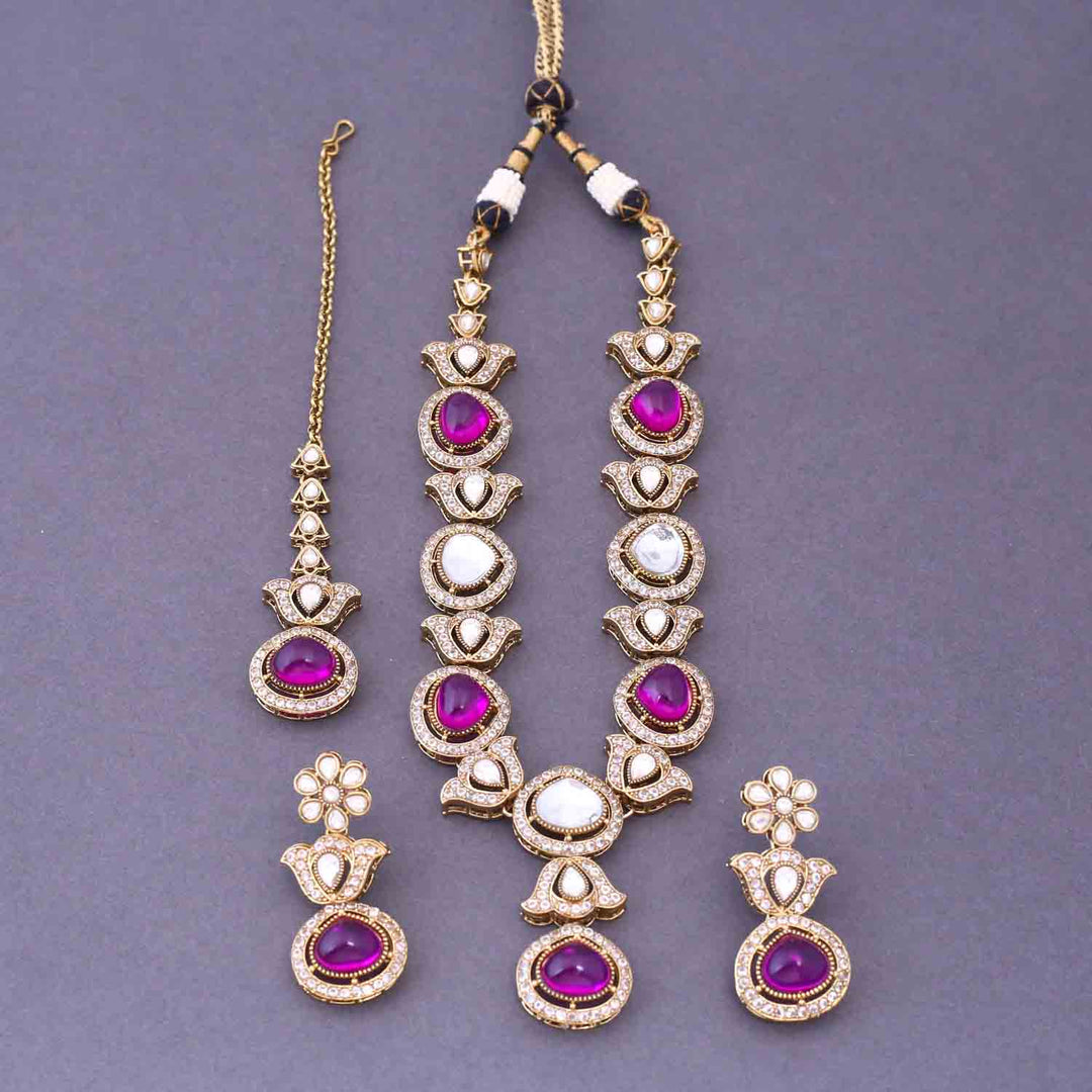 Purple Kirsty Victorian Jewellery Set- New Arrival