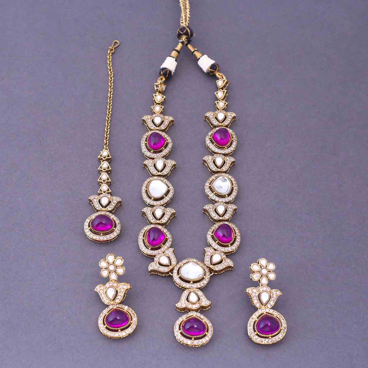 Purple Kirsty Victorian Jewellery Set- New Arrival