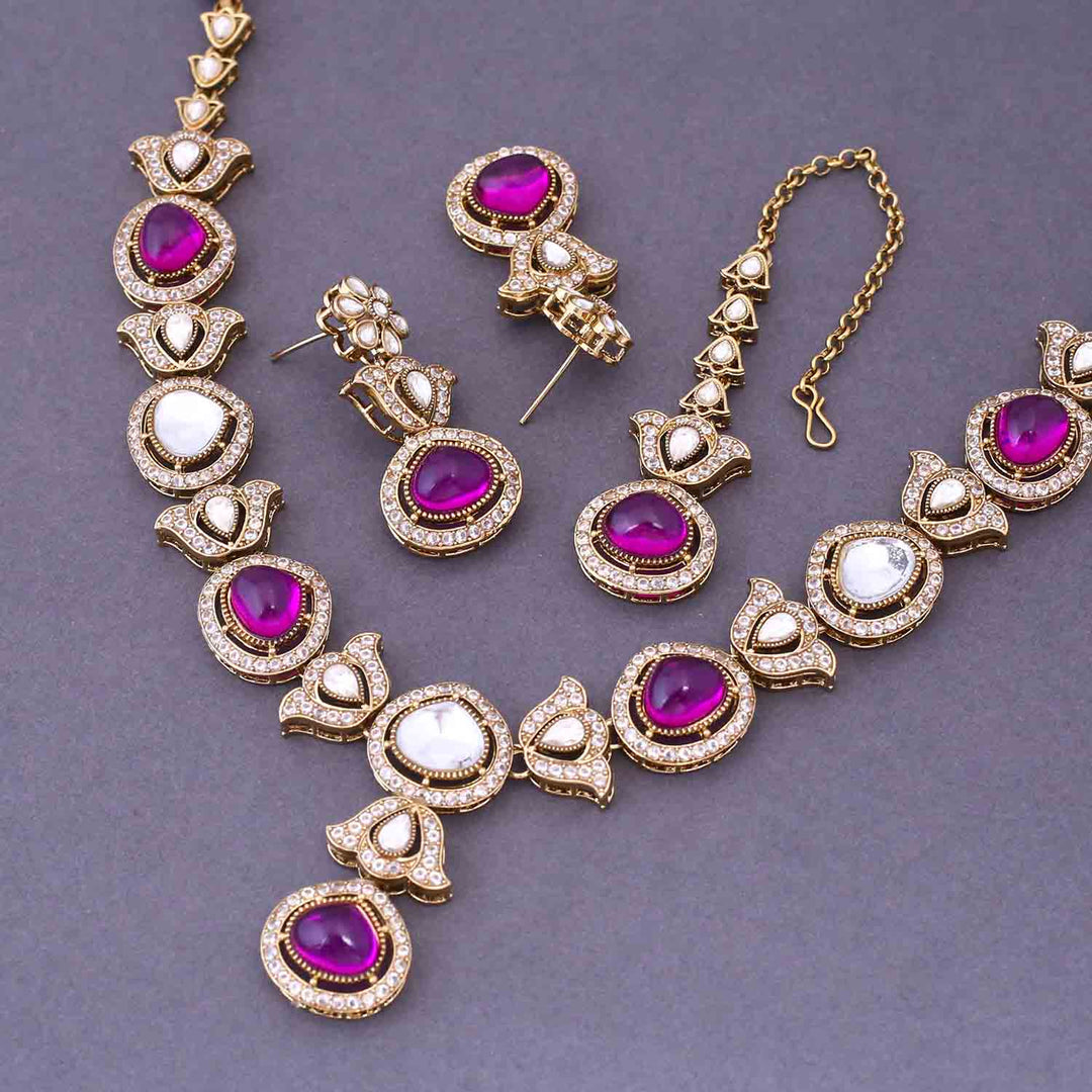 Purple Kirsty Victorian Jewellery Set- New Arrival