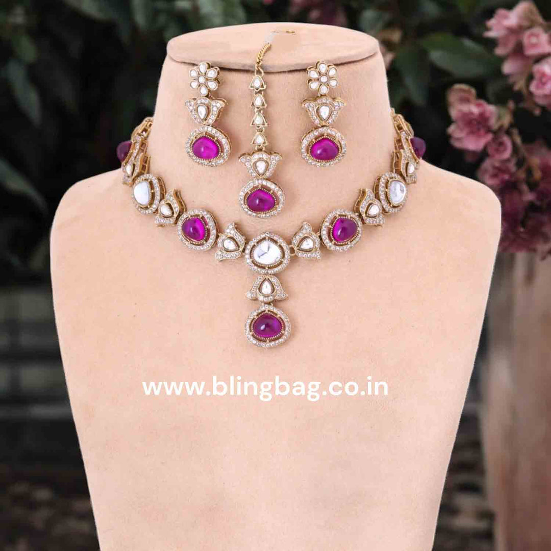 Purple Kirsty Victorian Jewellery Set- New Arrival