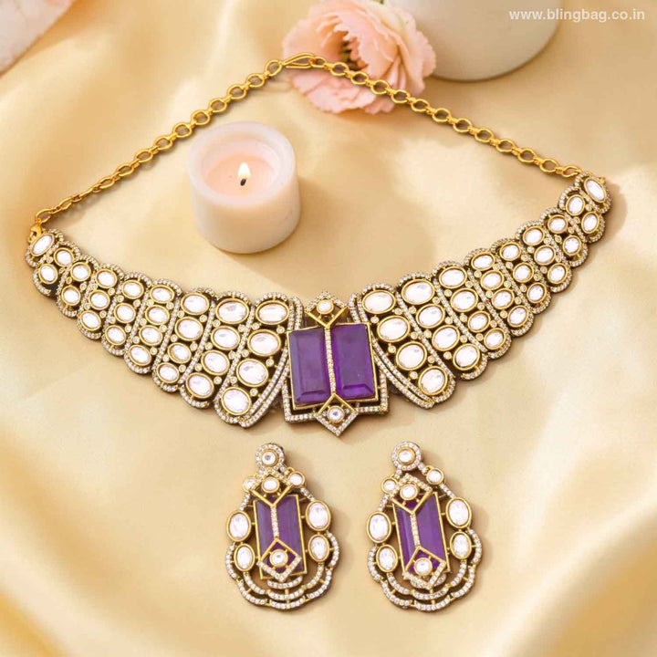 Purple Krison Hasli Victorian Jewellery Set - New Arrival