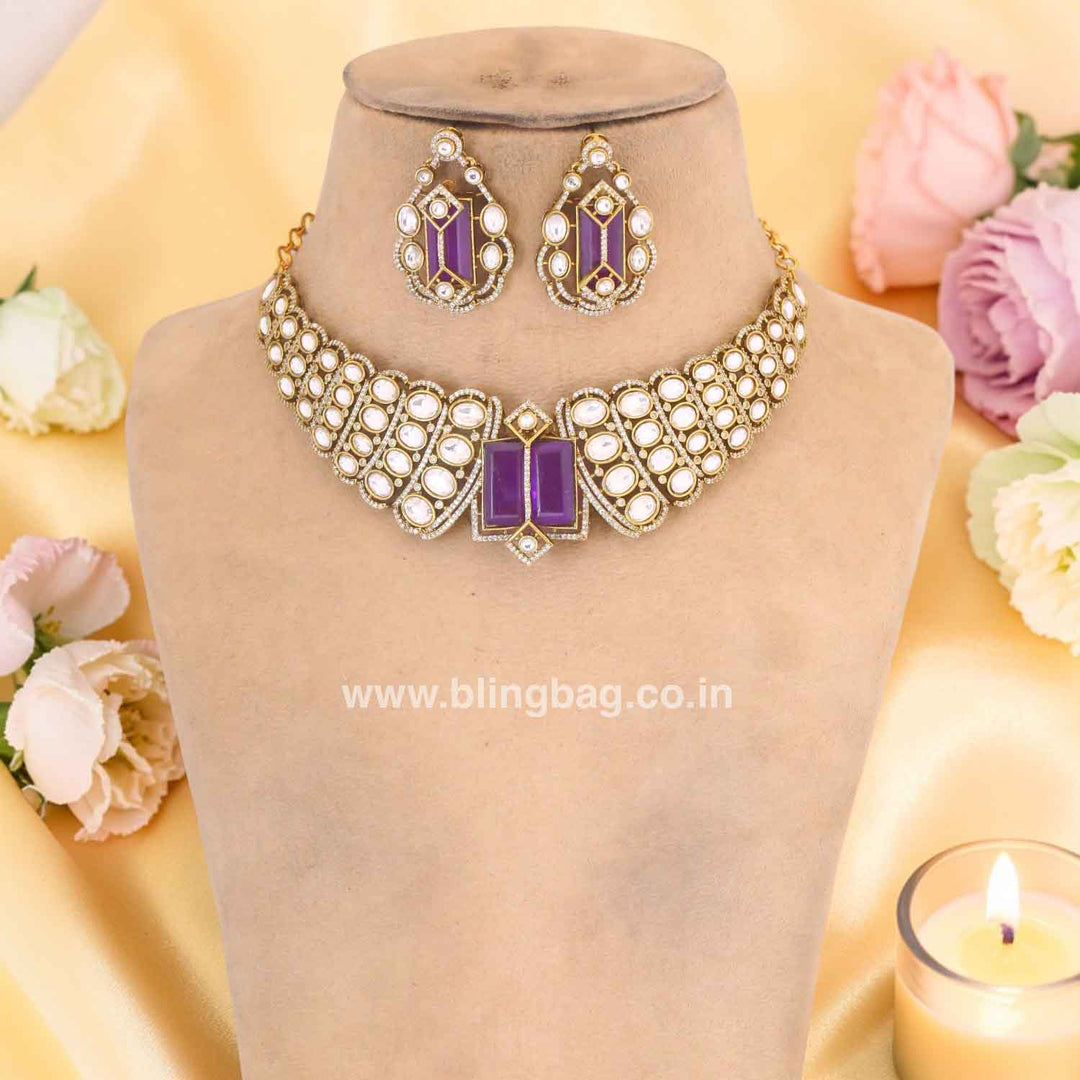 Purple Krison Hasli Victorian Jewellery Set - New Arrival