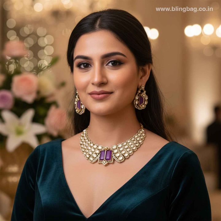 Purple Krison Hasli Victorian Jewellery Set - New Arrival