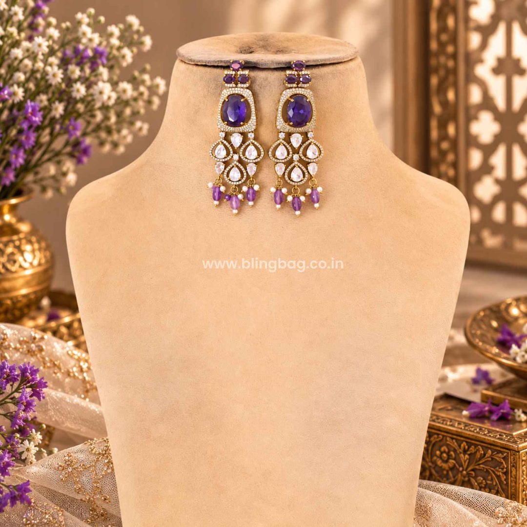 Purple Lumina Victorian Jewellery Set - New Arrival