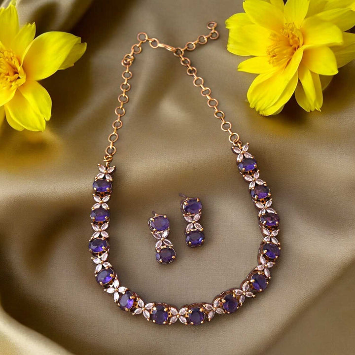 Purple Lussie Victorian Jewellery Set- New Arrival