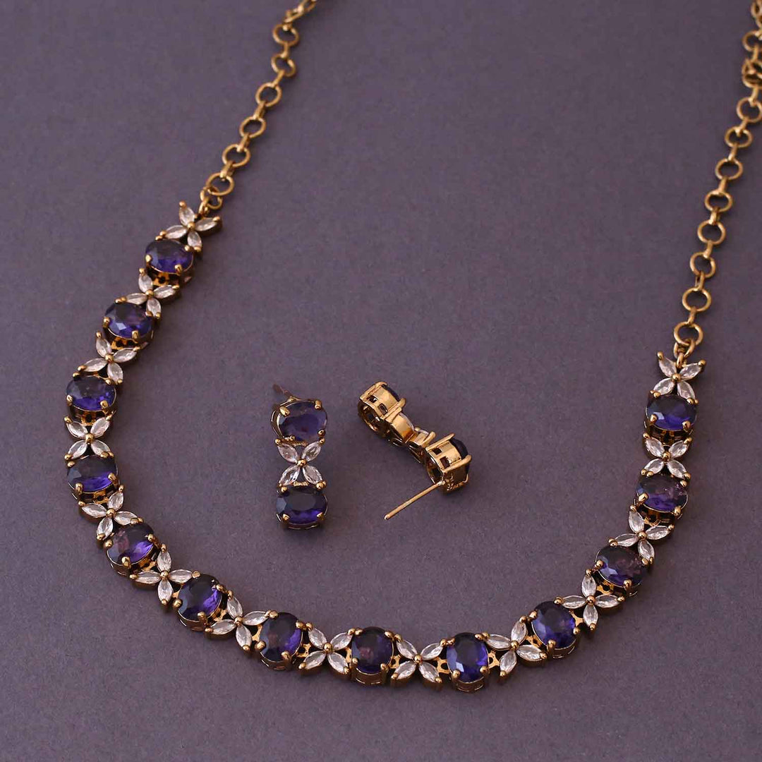 Purple Lussie Victorian Jewellery Set- New Arrival