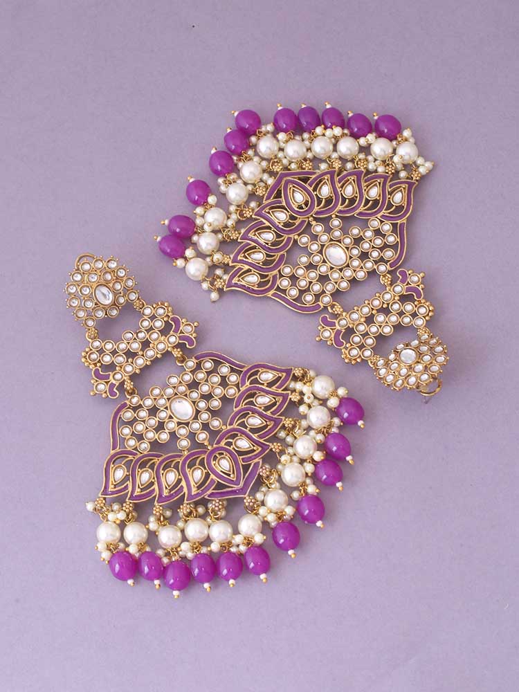 Purple Maanvi Chaandbalis