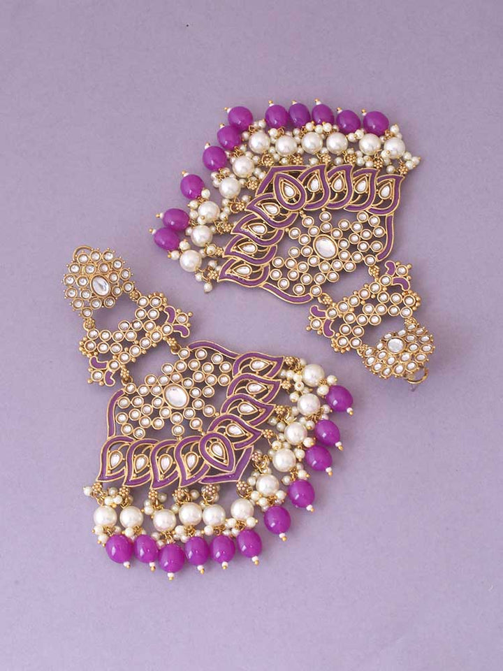 Purple Maanvi Chaandbalis