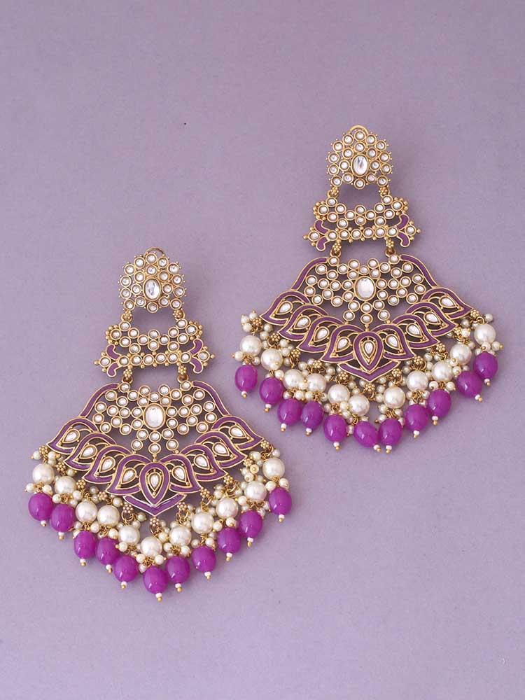 Purple Maanvi Chaandbalis