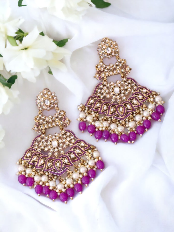 Purple Maanvi Chaandbalis