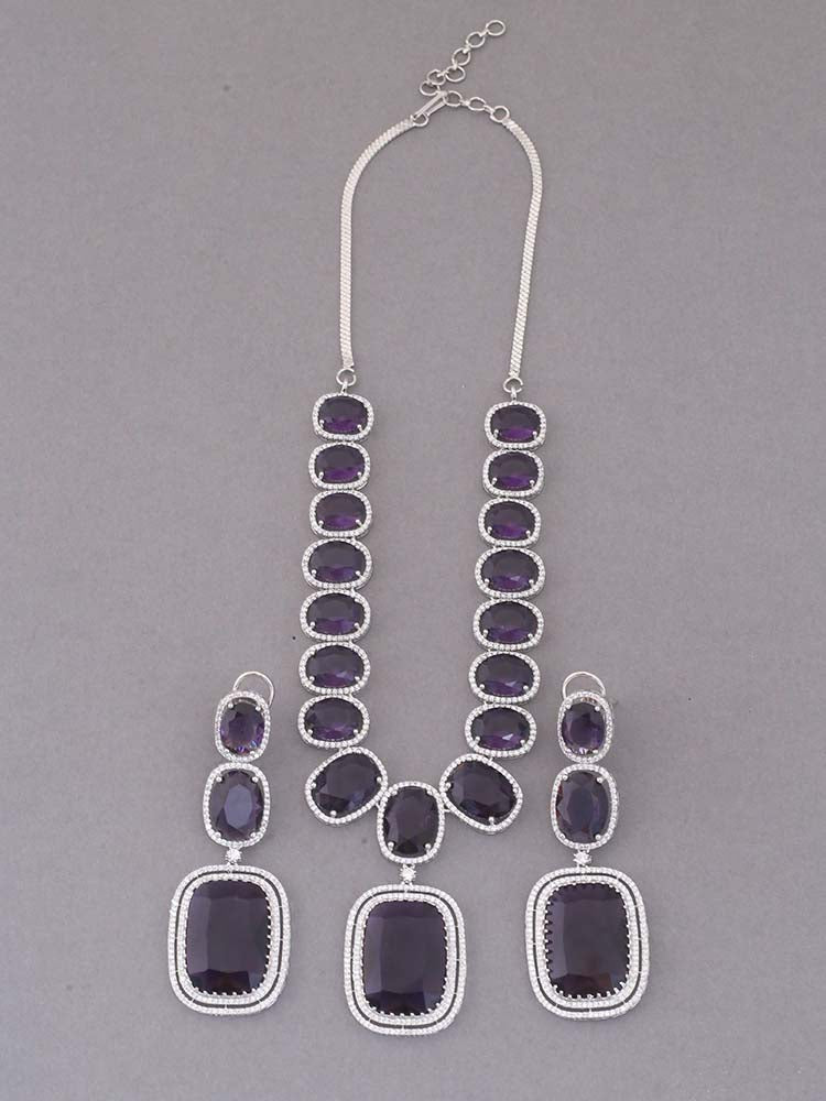 Purple May Jewellery Set