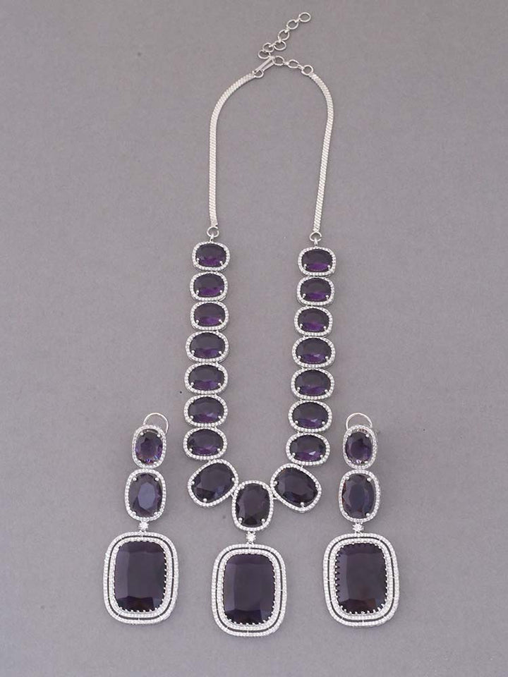 Purple May Jewellery Set