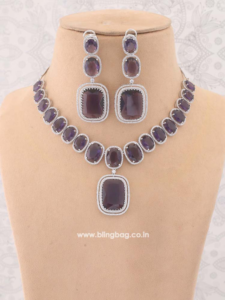 Purple May Jewellery Set