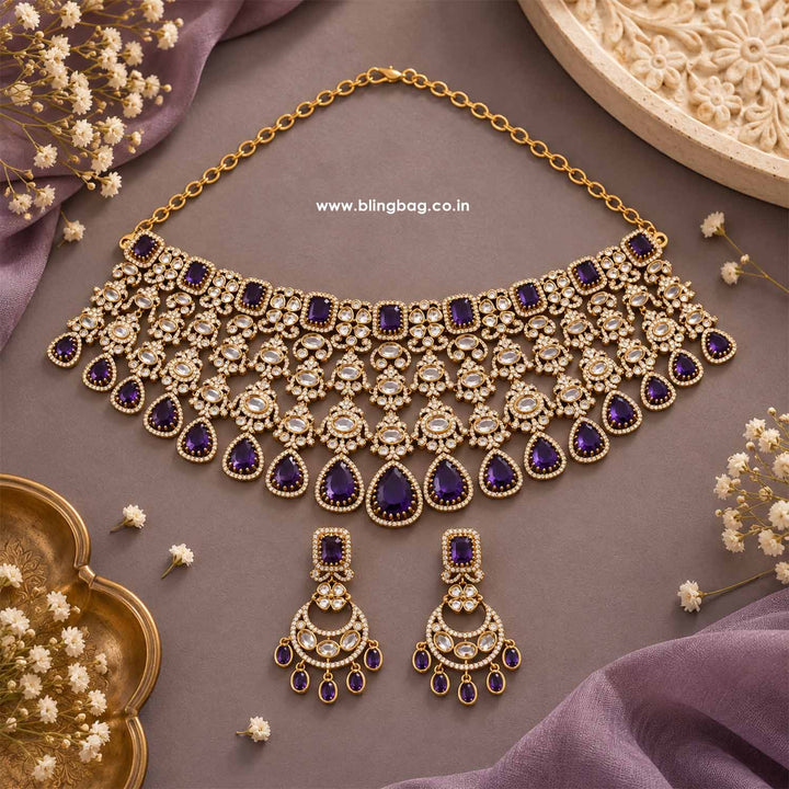 Purple Mirage Victorian Jewellery Set - New Arrival