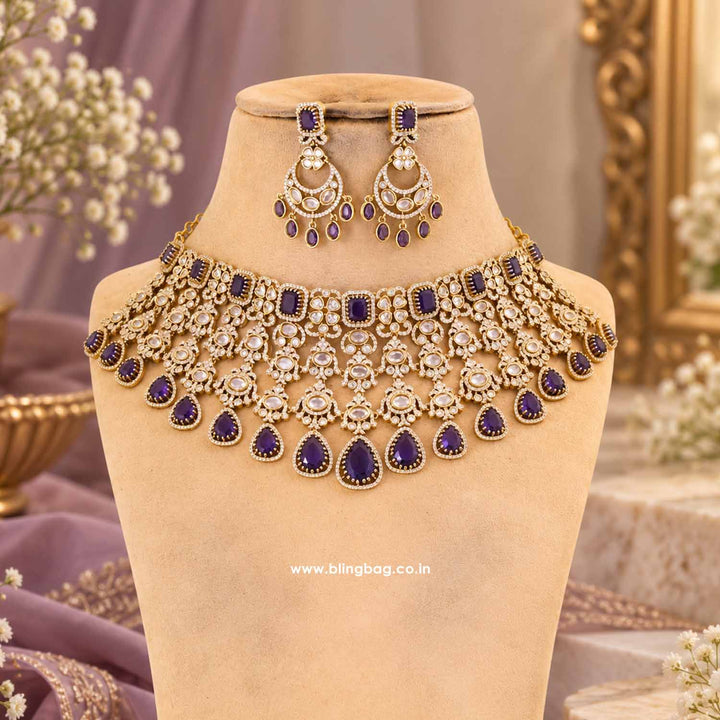 Purple Mirage Victorian Jewellery Set - New Arrival