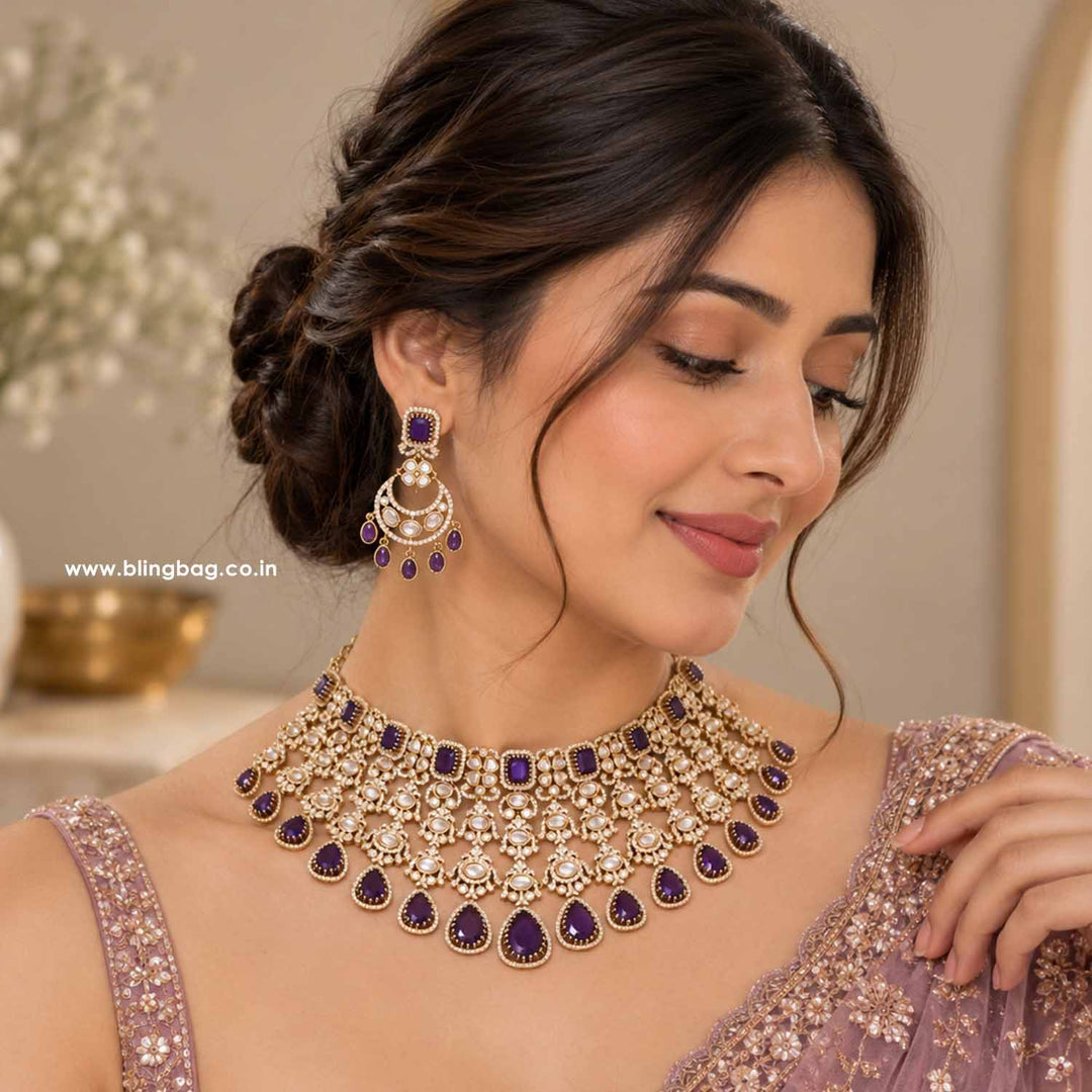 Purple Mirage Victorian Jewellery Set - New Arrival