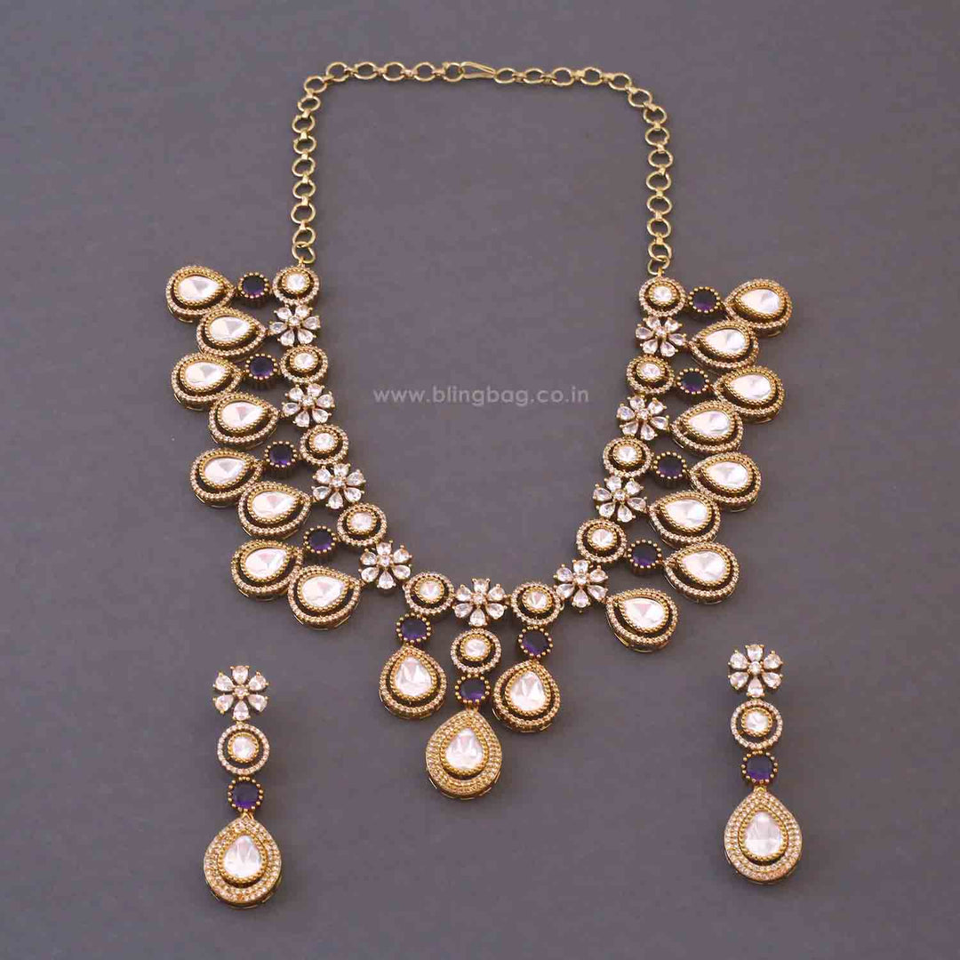 Purple Miroslava Victorian Jewellery Set - New Arrival