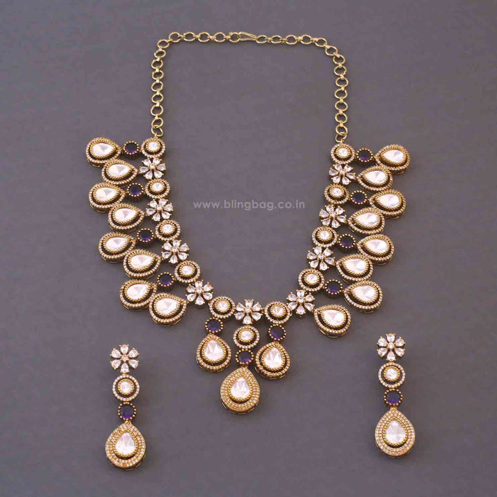 Purple Miroslava Victorian Jewellery Set - New Arrival