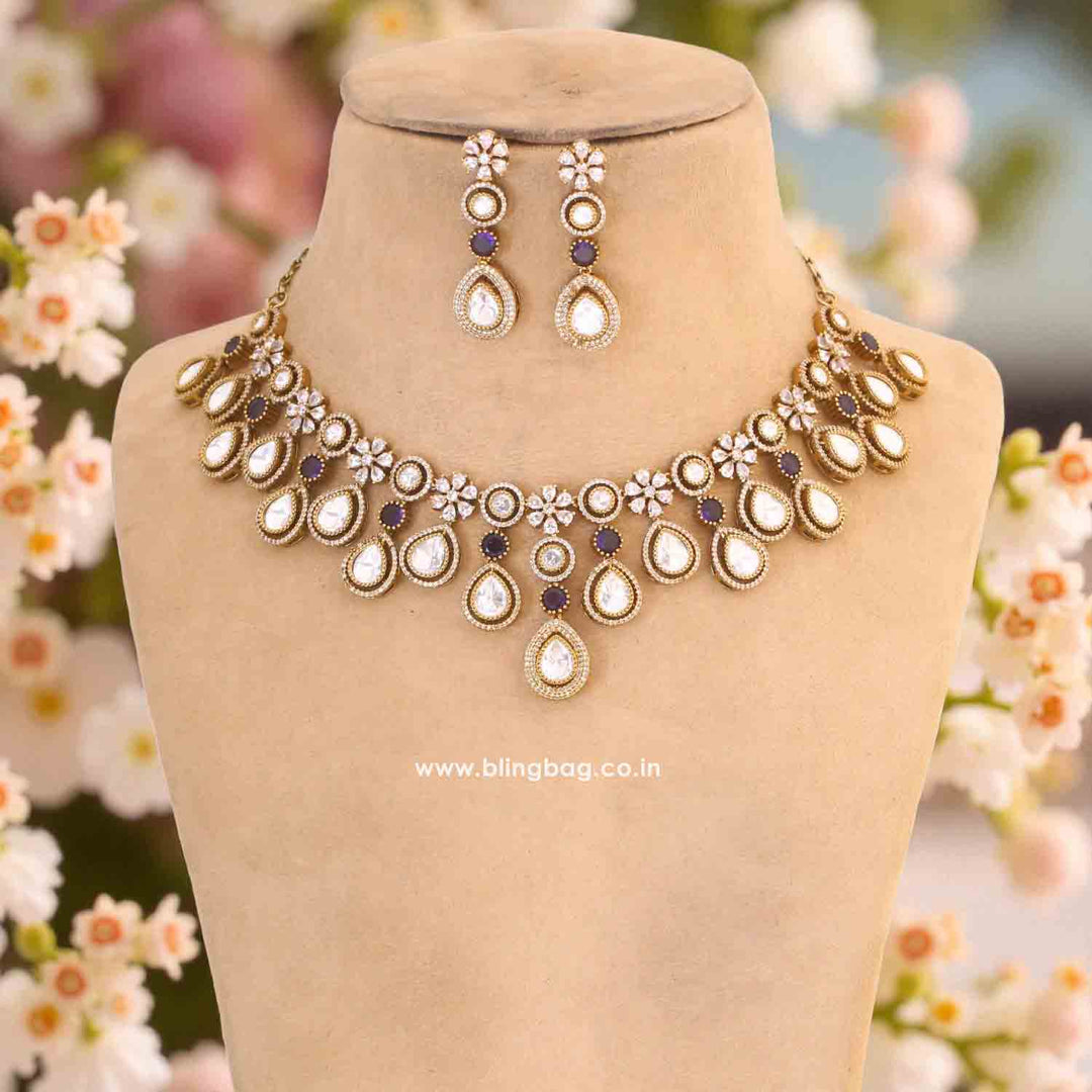 Purple Miroslava Victorian Jewellery Set - New Arrival