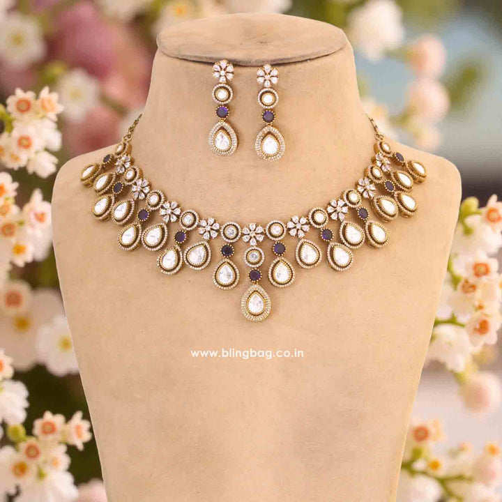 Purple Miroslava Victorian Jewellery Set - New Arrival