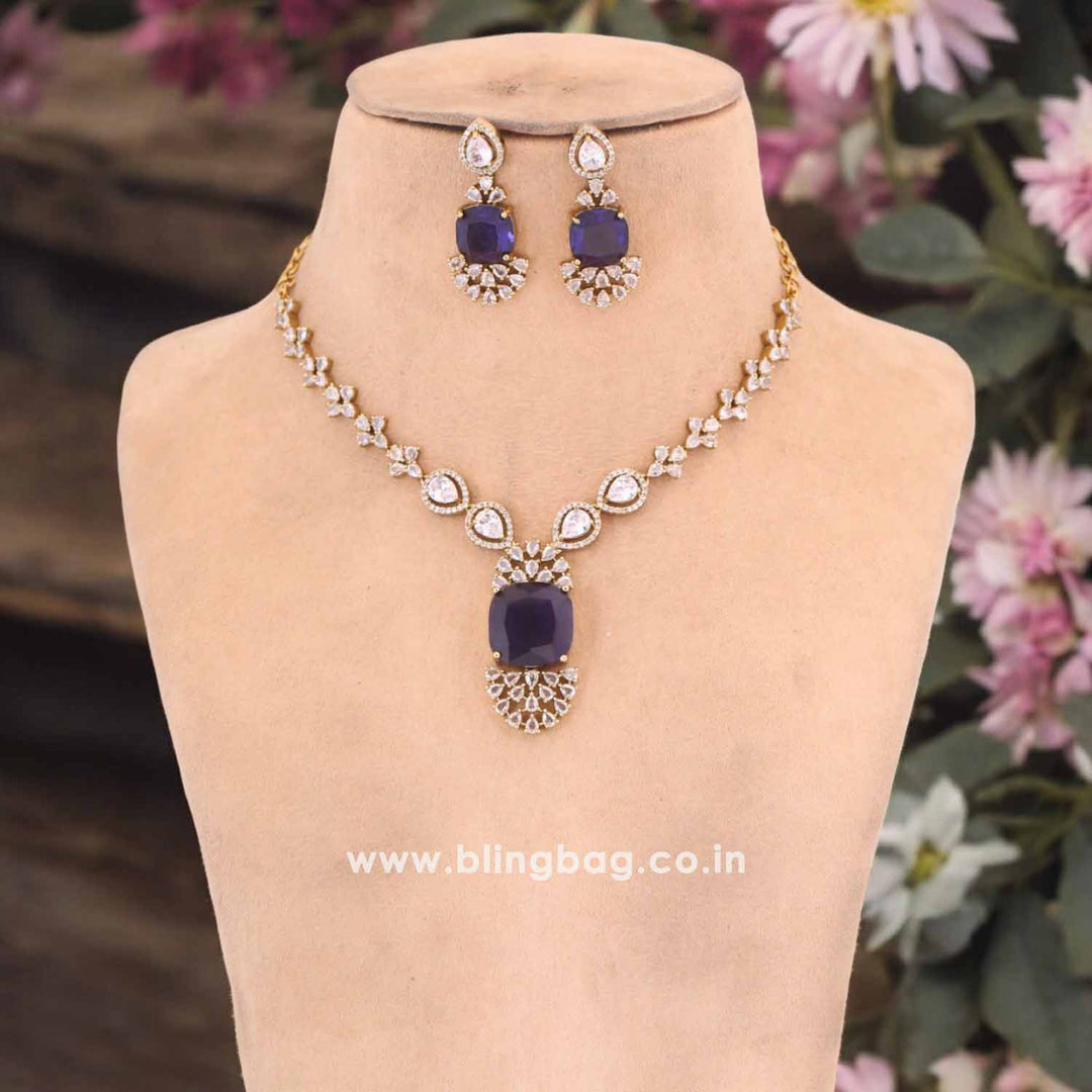 Purple Mirya Victorian Jewellery Set- New Arrival