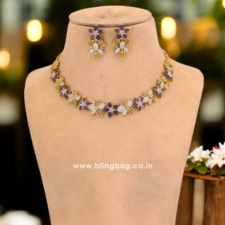 Purple Municca Victorian Jewellery Set - New Arrival