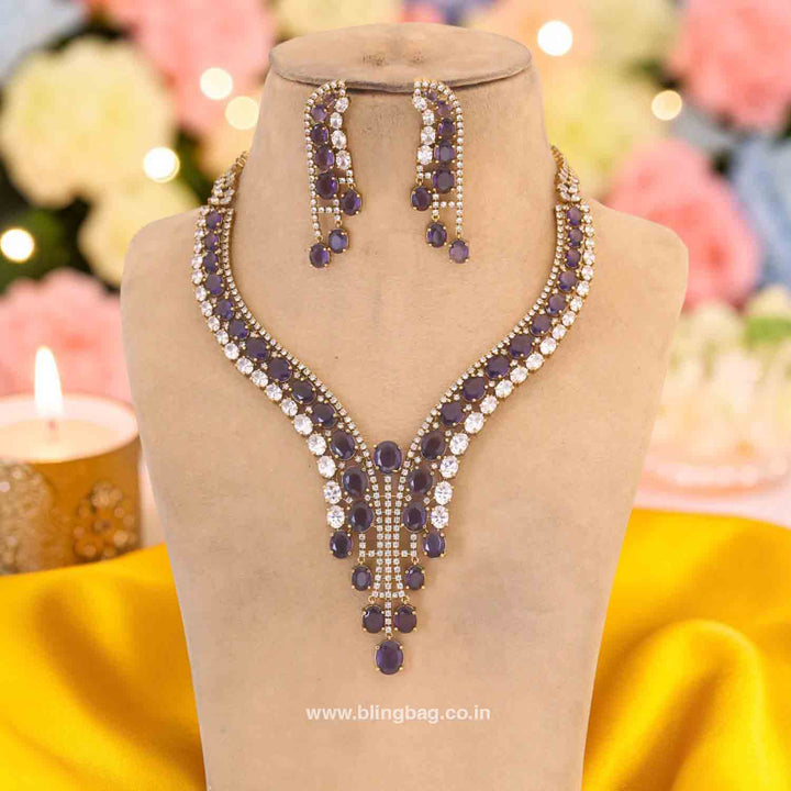 Purple Niela Hasli Victorian Jewellery Set- New Arrivals