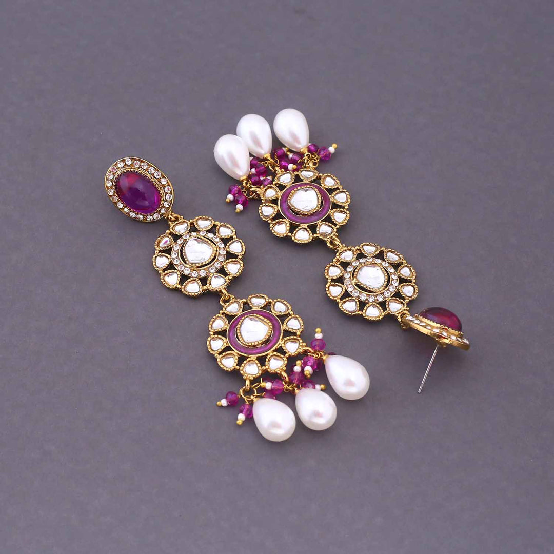 Purple Nimrata Danglers