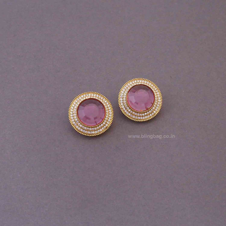 Purple Nishaa Studs