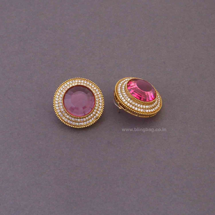 Purple Nishaa Studs