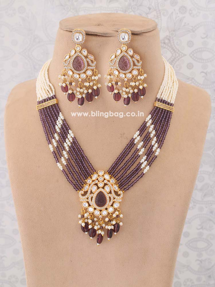 Purple Nova Jewellery Set