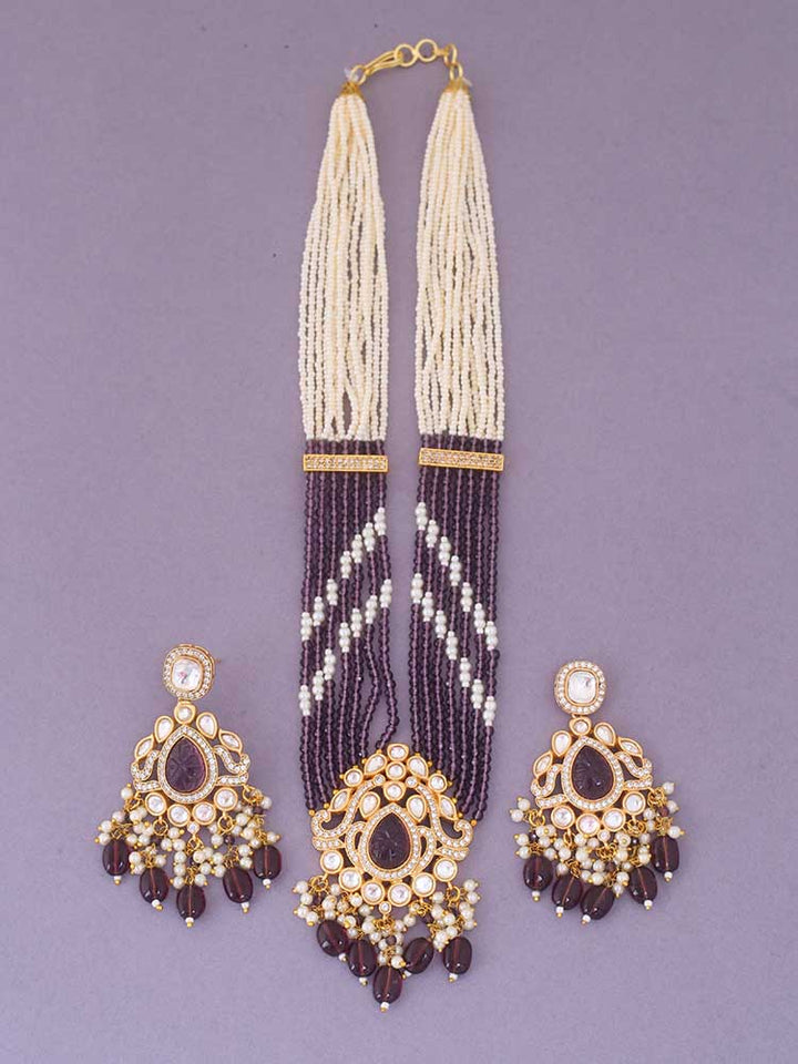Purple Nova Jewellery Set
