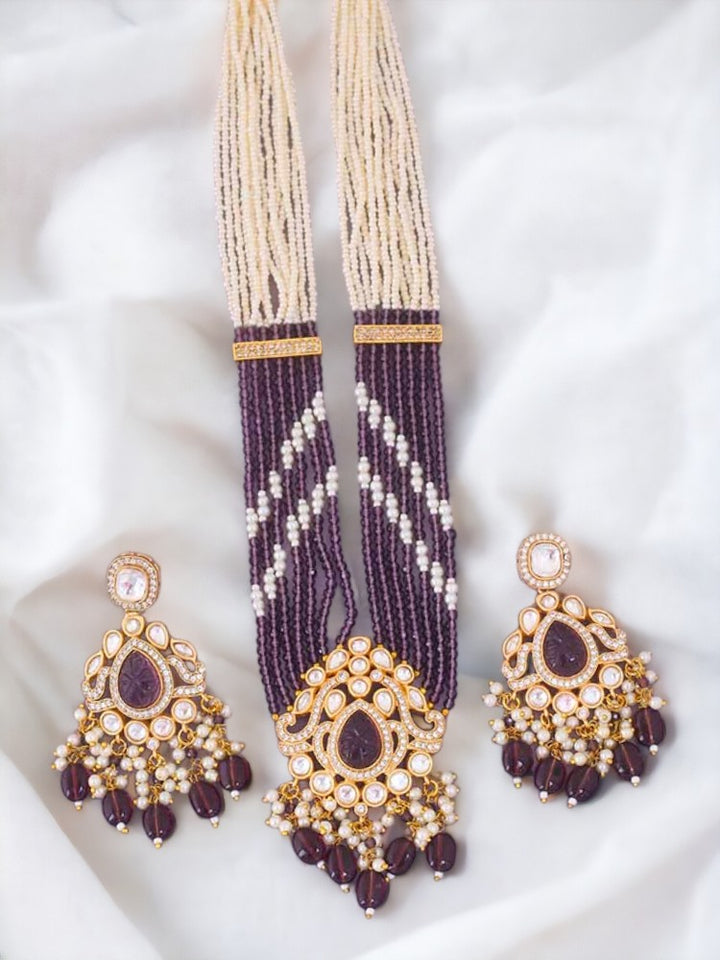 Purple Nova Jewellery Set